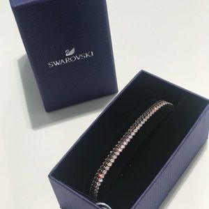 Swarovski crystal rose gold bracelet